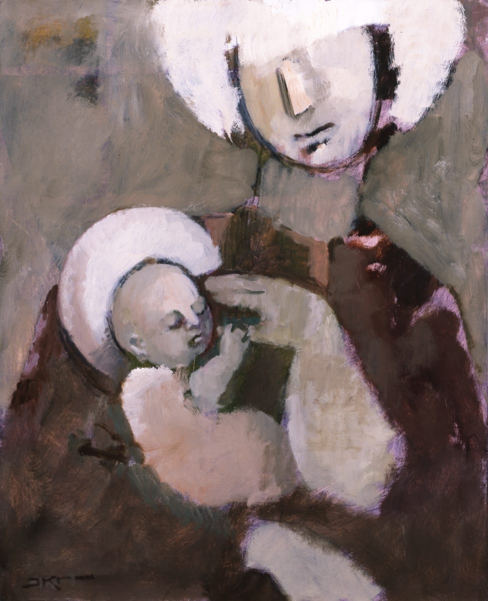 Mother and Child (Olive) - Grey by J. Kirk Richards  Image: Mother and her Child 