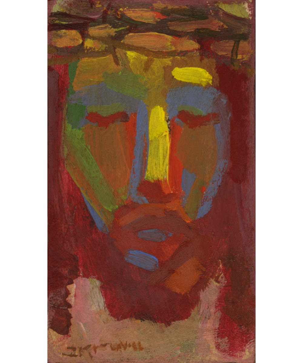 Crown of Thorns by J. Kirk Richards  Image: Colorful Christ Portrait 