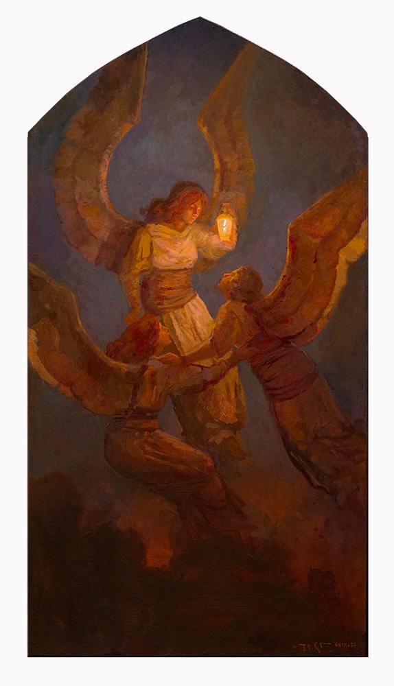 Lamp Light by J. Kirk Richards 