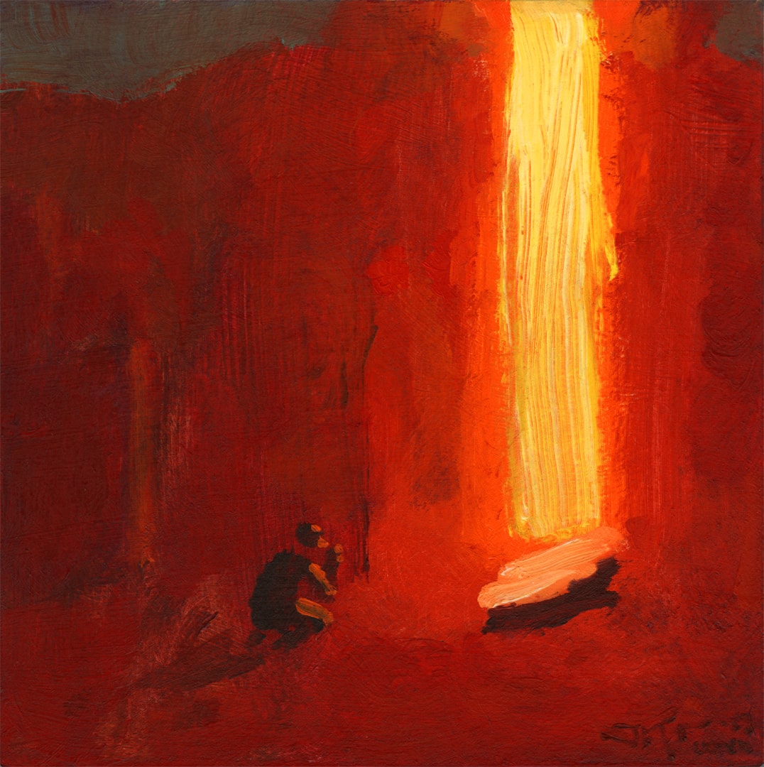 A Pillar of Fire by J. Kirk Richards  Image: Book of Mormon 2023