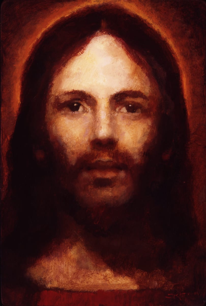 Christ Portrait VI by J. Kirk Richards  Image: Part of a Christ portrait series from 2009. 