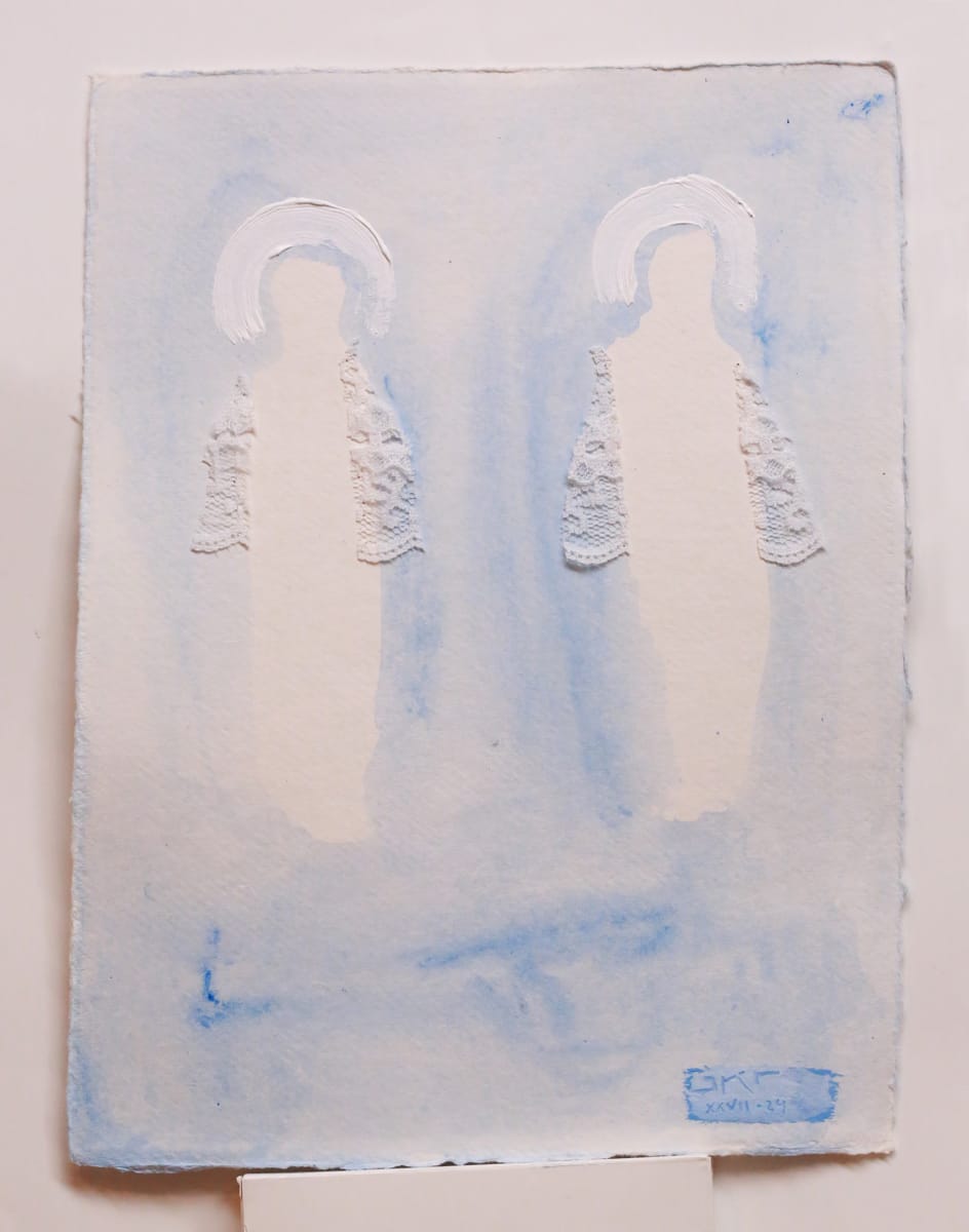 Two Angels At Jesus's Tomb by J. Kirk Richards 