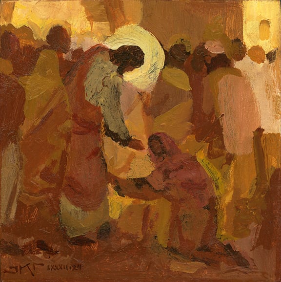 If I May But Touch The Hem of His Garment by J. Kirk Richards 