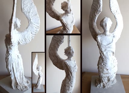 Winged Figure II by J. Kirk Richards  Image: Winged Figure sculpture