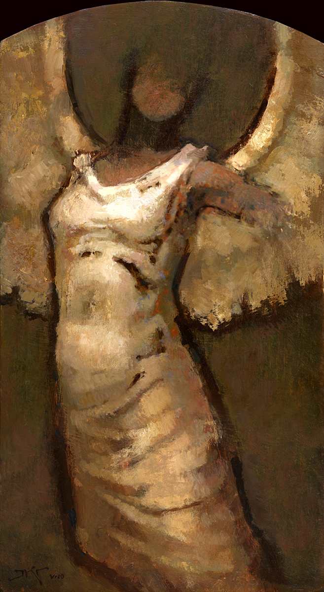 Figure with Wings XV by J. Kirk Richards 