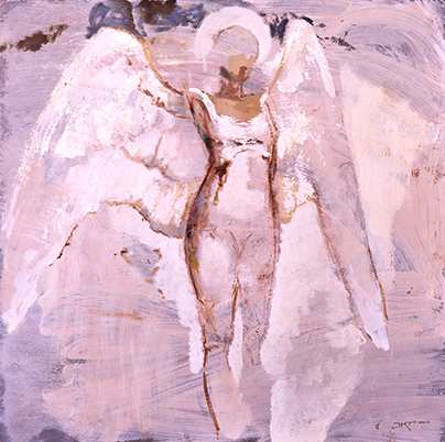 Figure with Wings XVIII by J. Kirk Richards 