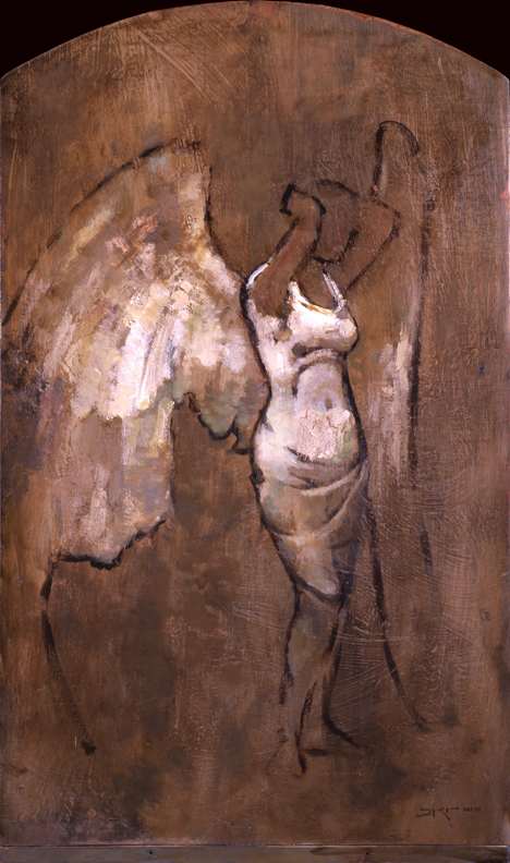 Figure with Wings XIX by J. Kirk Richards 