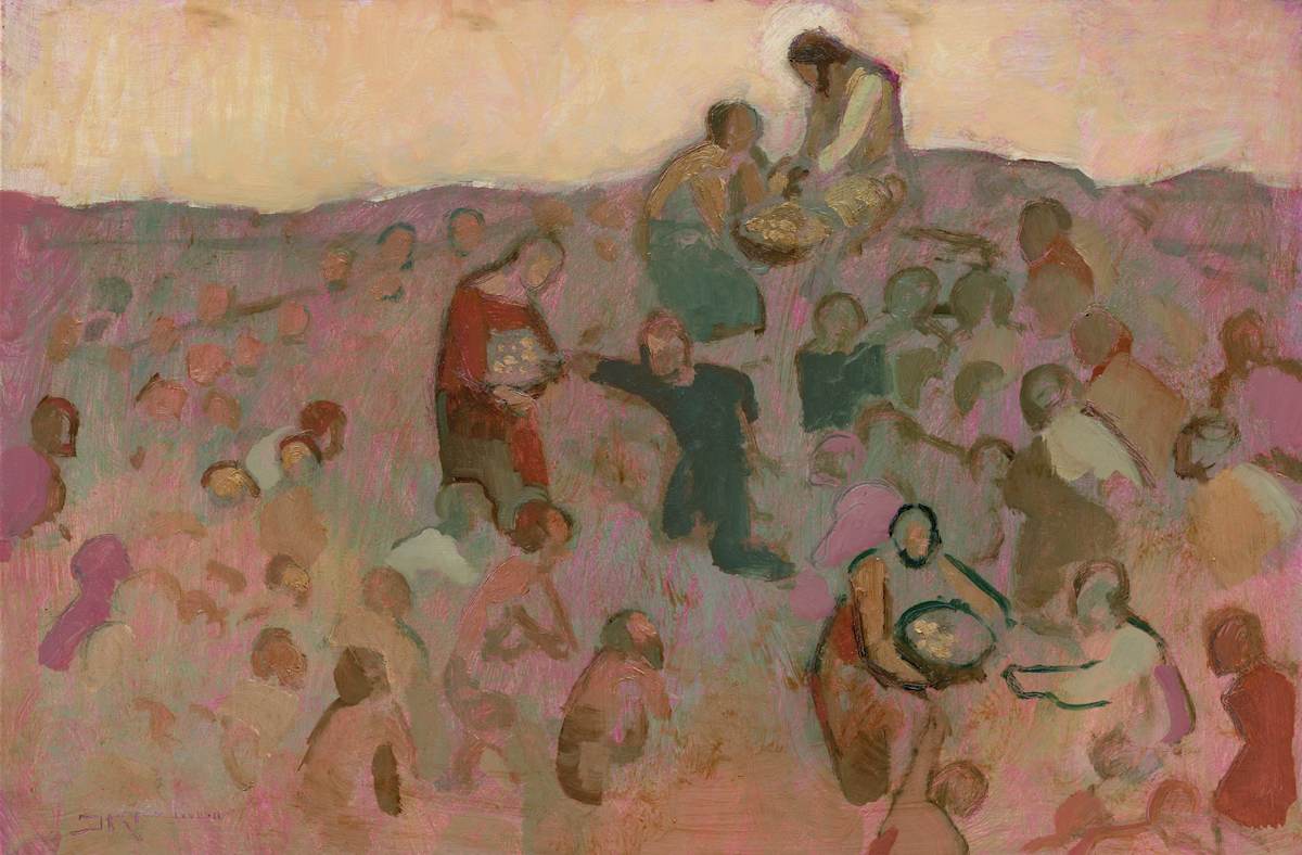 Feeding the Five Thousand by J. Kirk Richards 