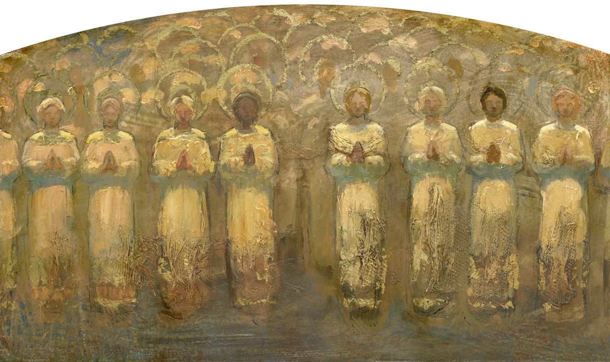 Multitude of the Heavenly Host by J. Kirk Richards 