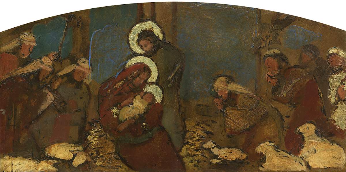 Mary, Joseph, And The Babe by J. Kirk Richards 