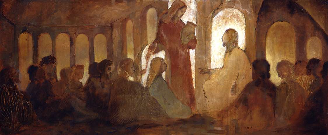 Mary and Martha by J. Kirk Richards 