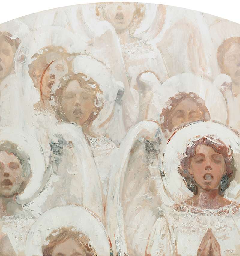 Angels Singing in White by J. Kirk Richards 