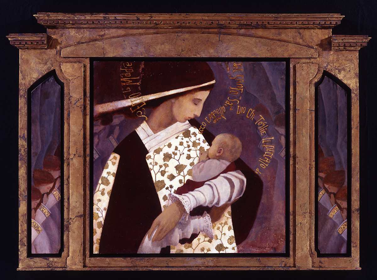 Mother and Child (Icon) by J. Kirk Richards 