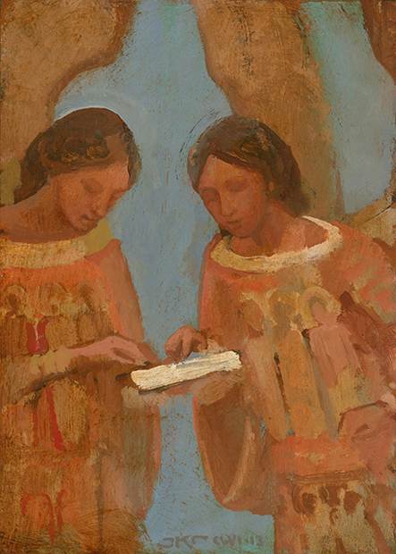 Angels Planning by J. Kirk Richards 