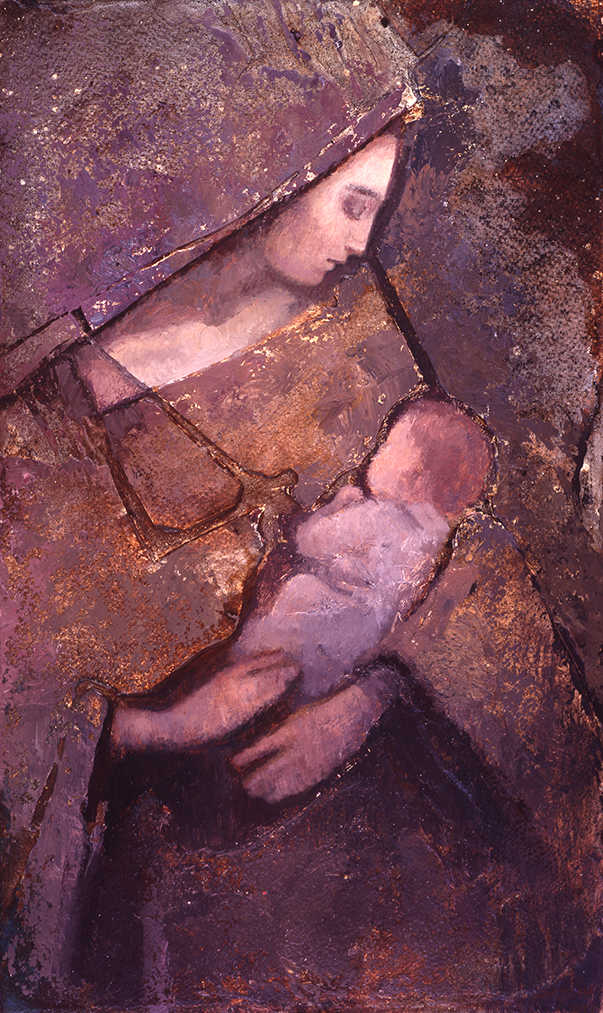 Mother and Child (Umber) by J. Kirk Richards 
