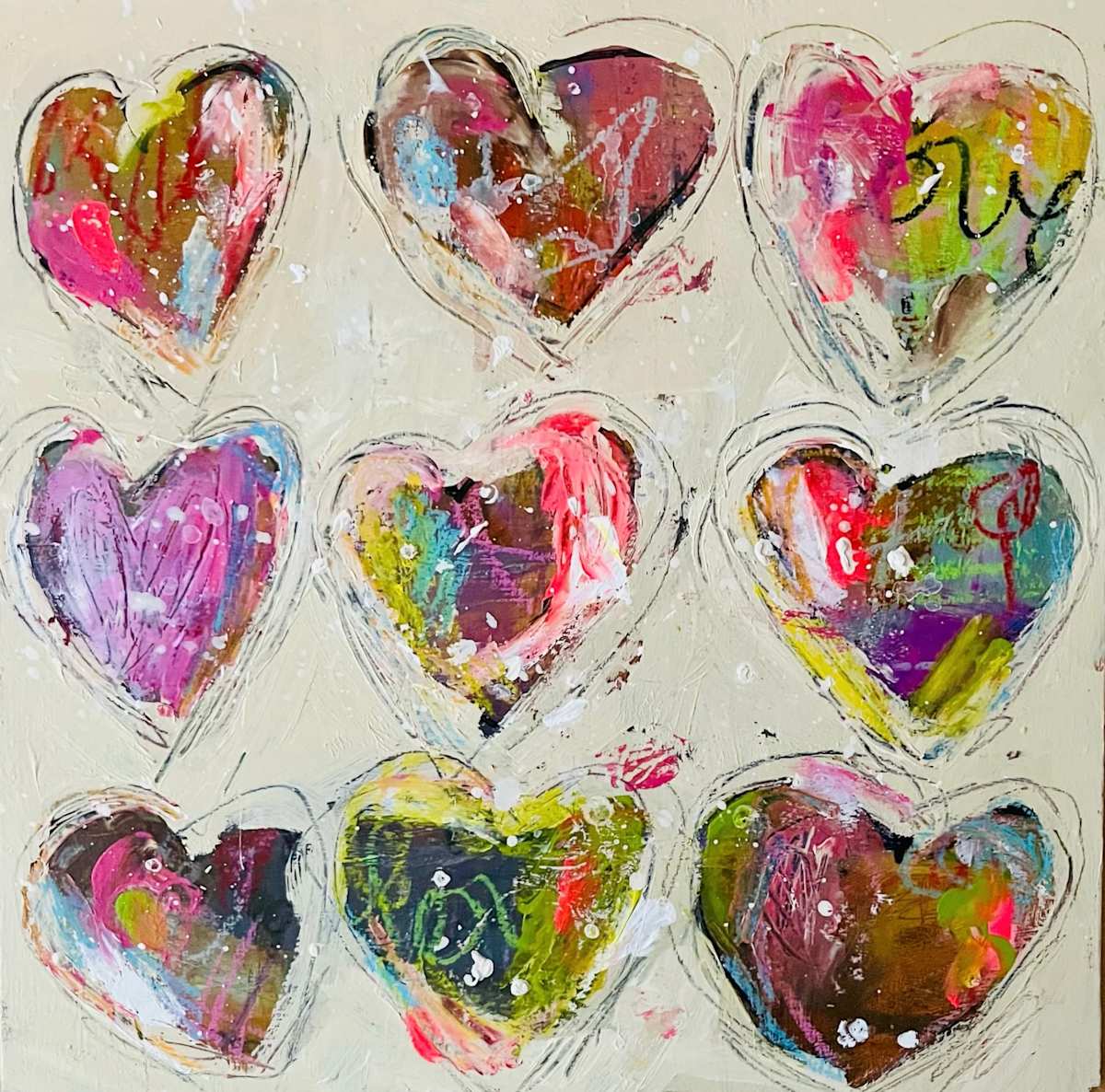 Nine Hearts by Carla Wilson, Image 1.