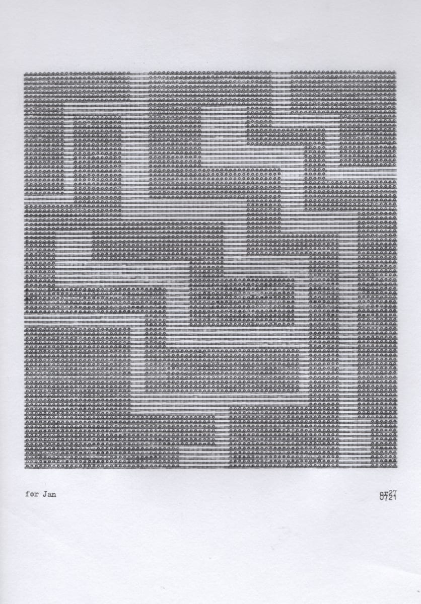 maze (for Jan) by Chad Reynolds 