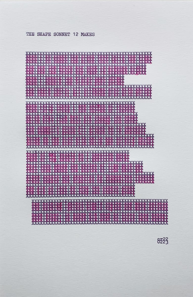 The Shape Sonnet 12 Makes, Image 1.