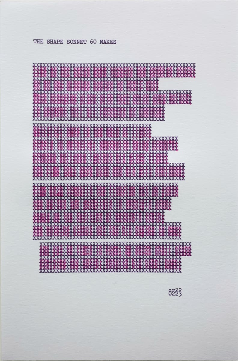 The Shape Sonnet 60 Makes, Image 1.