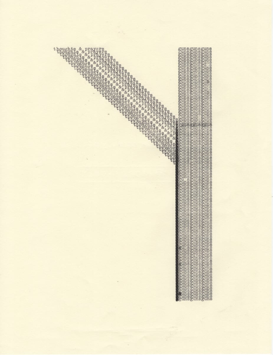 thoughts, prayers, guns by Chad Reynolds, Image 1.
