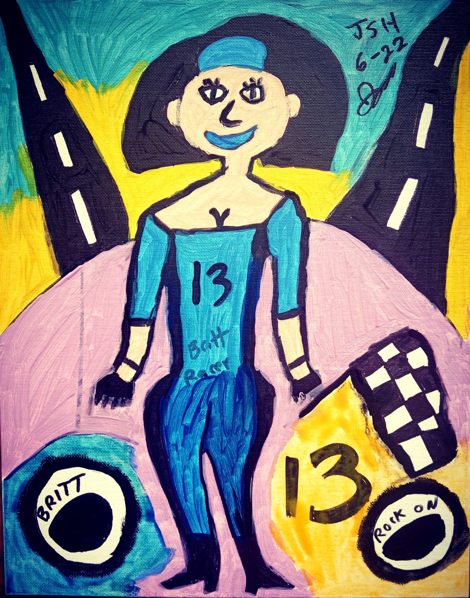 Britt The Speed Racer by Jonathan Sammuel Harrold⁹  Image: By Jonathan Sammuel Harrold 
