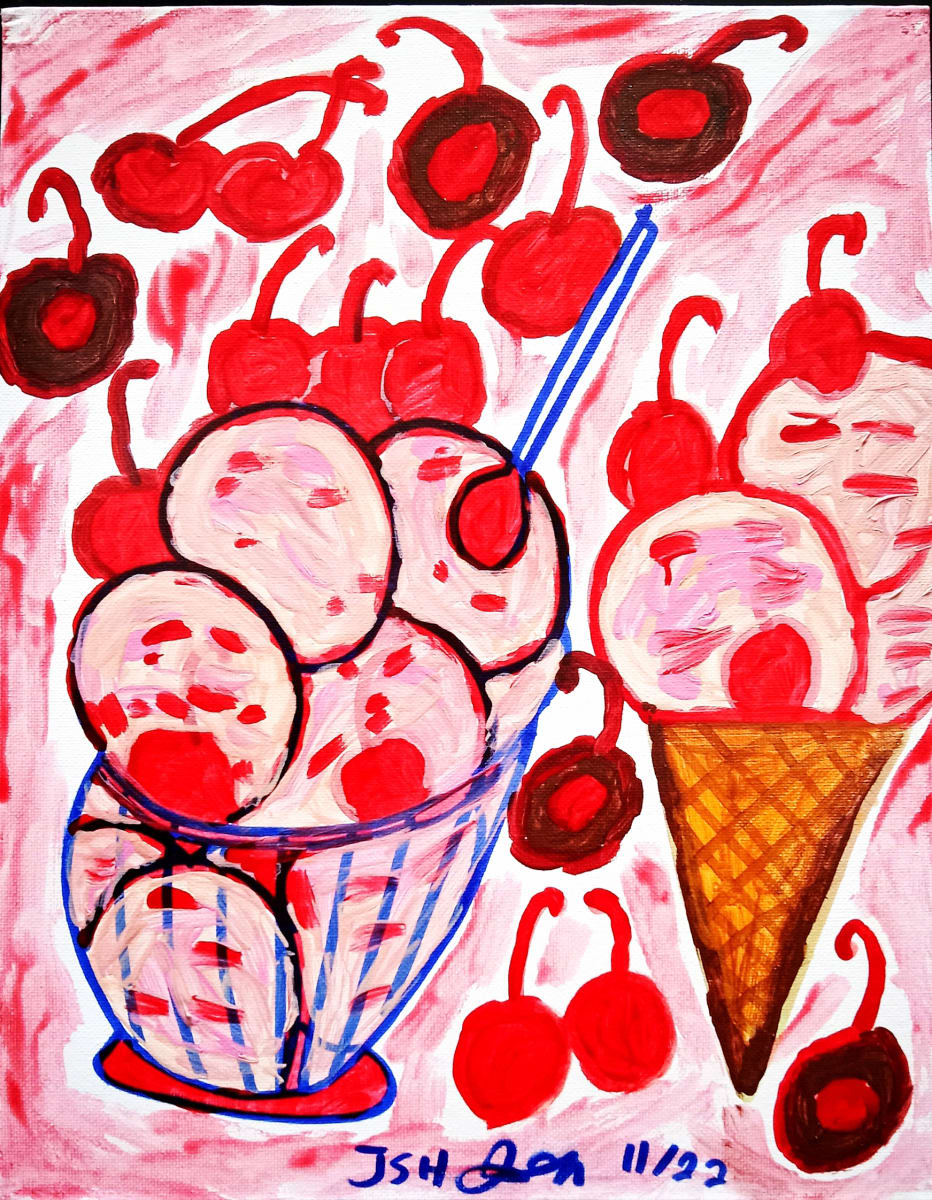 Cherry Vanilla Ice Cream by Jonathan Sammuel Harrold  Image: by Jonathan Sammuel Harrold