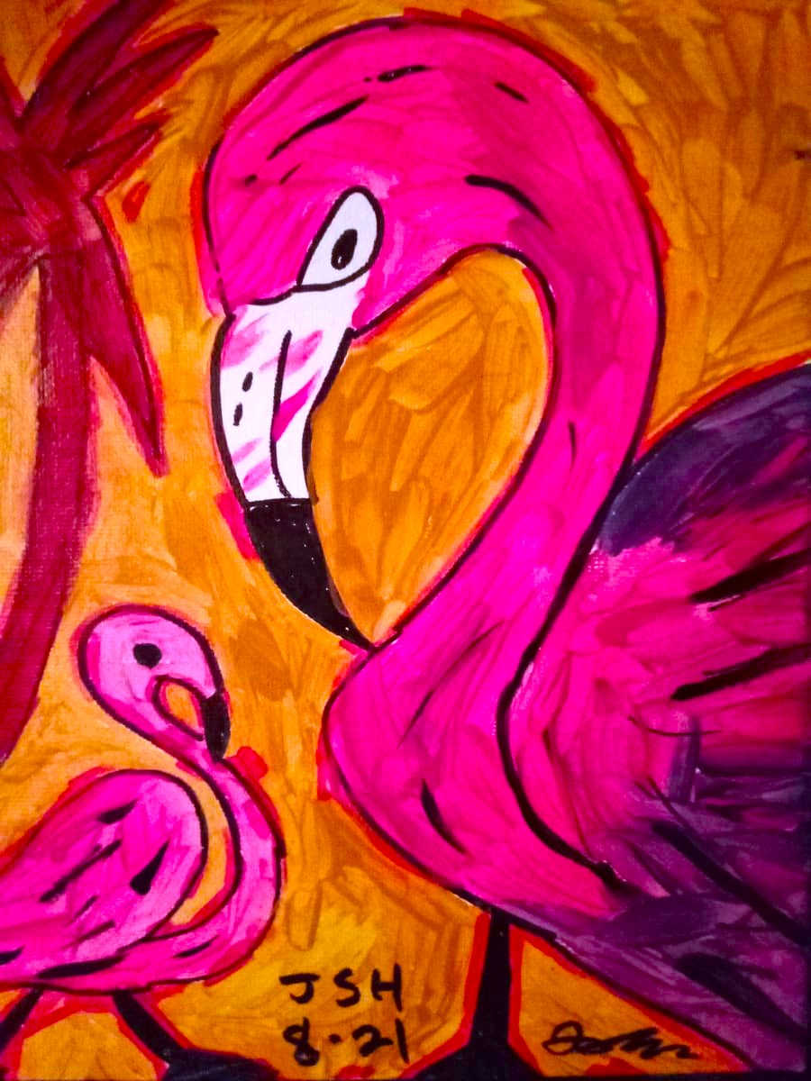 Flamingo Heatwave by Jonathan Sammuel Harrold, Image 1.
