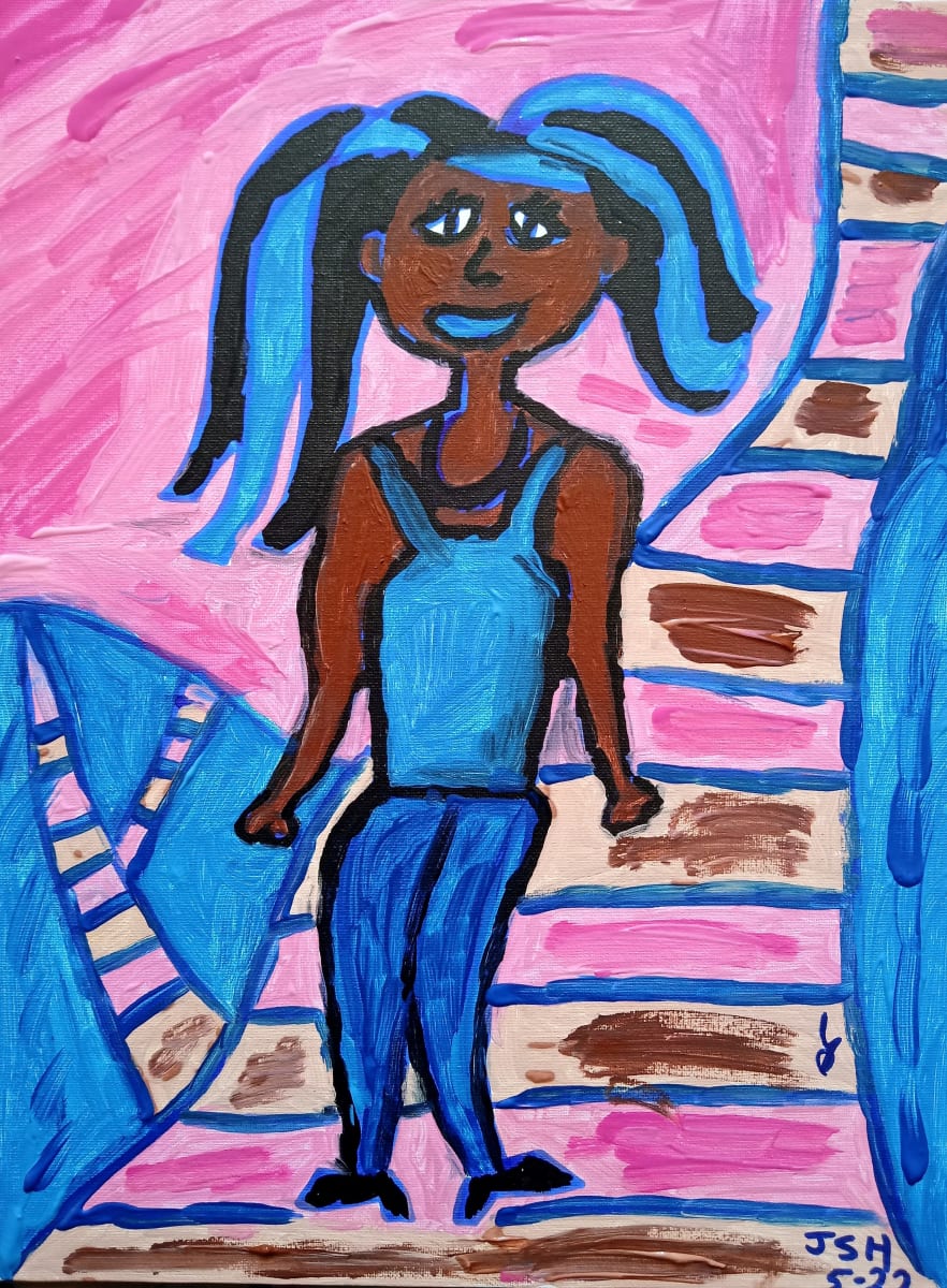 Grace And The Magic Stairwell by Jonathan Sammuel Harrold⁹  Image: By Jonathan Sammuel Harrold 