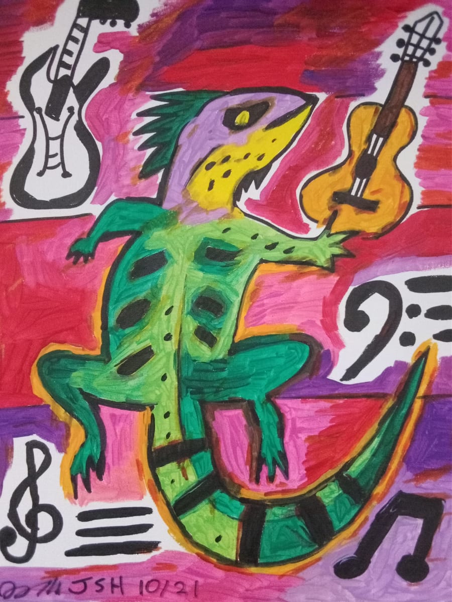 Milton's Iguana Music  Image: By Jonathan Sammuel Harrold