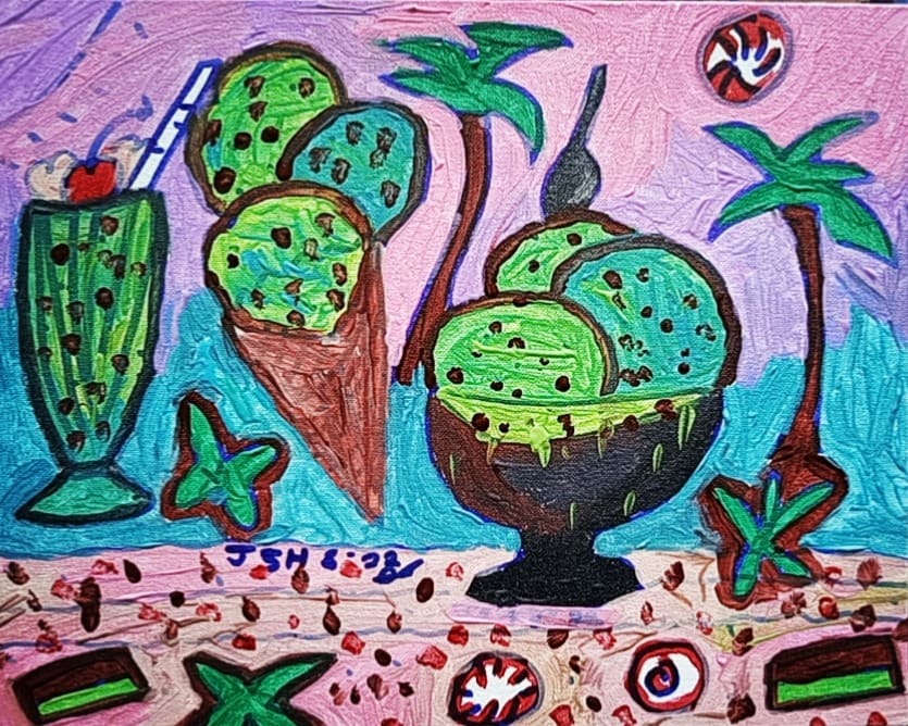 Mint Chocolate Chip Beach by Jonathan Sammuel Harrold⁹  Image: by Jonathan Sammuel Harrold