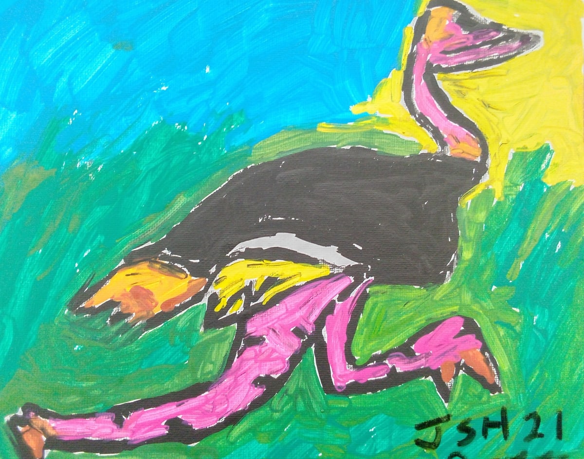 Olivia The Ostrich by Jonathan Sammuel Harrold⁹  Image: By Jonathan Sammuel Harrold 