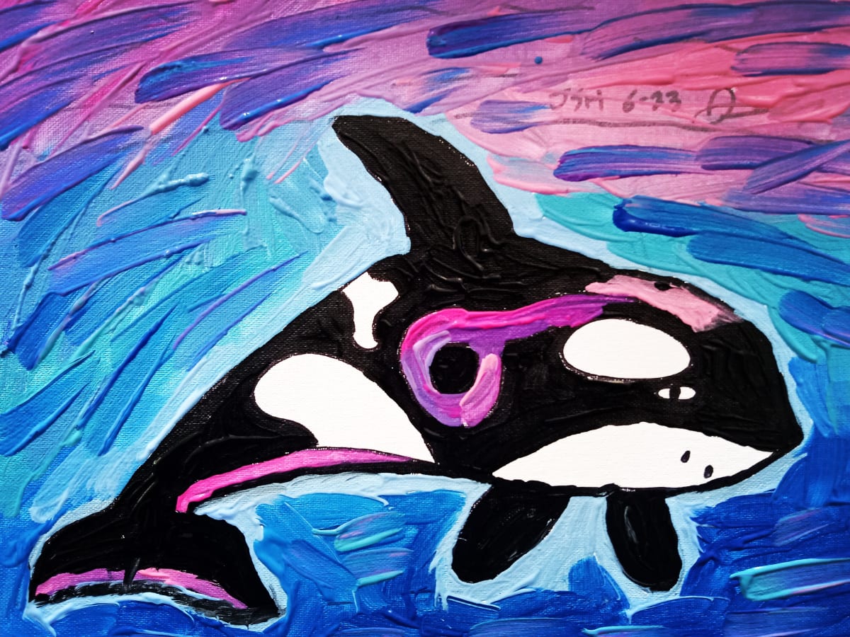 Oumie The Orca by Jonathan Sammuel Harrold⁹  Image: by Jonathan Sammuel Harrold