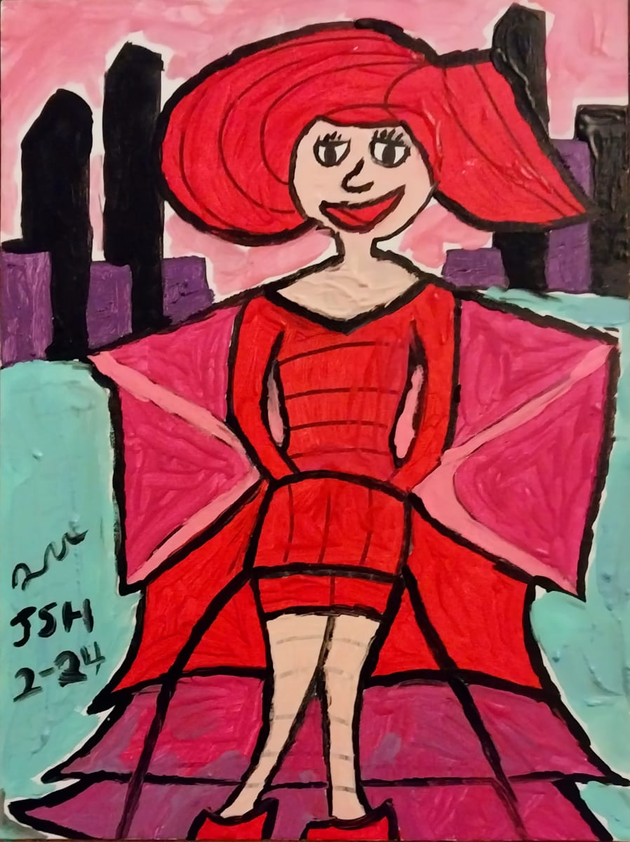 Ramona- The Goddess Of Acrylic by Jonathan Sammuel Harrold⁹  Image: By Jonathan Sammuel Harrold 