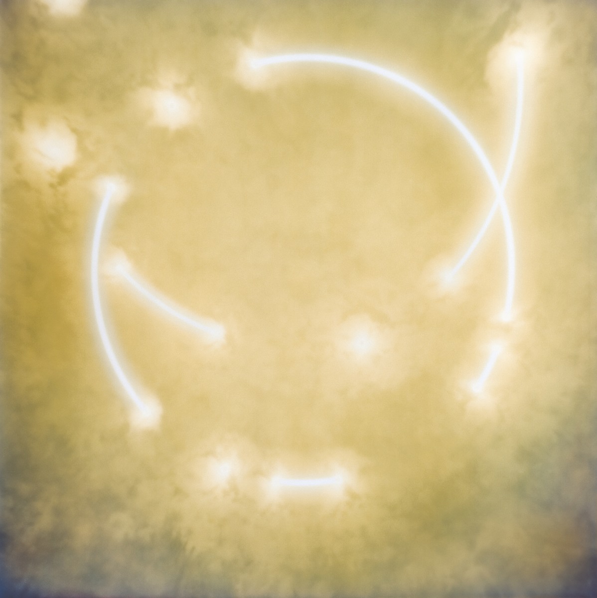 Solar Drawing: Fall, Solar Maximum, double-broken, intersecting II by Betsy Kenyon, Image 1.
