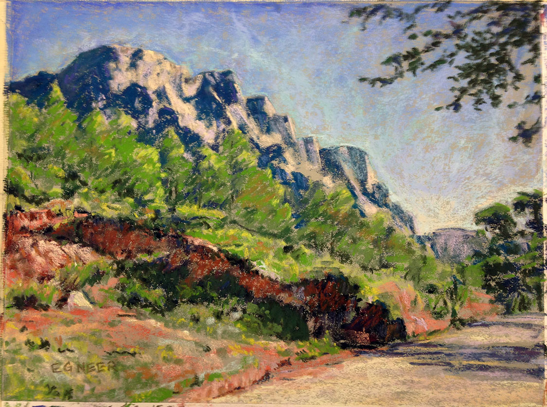 Mt Ste Victoire by Elizabeth G Neer, Image 1.