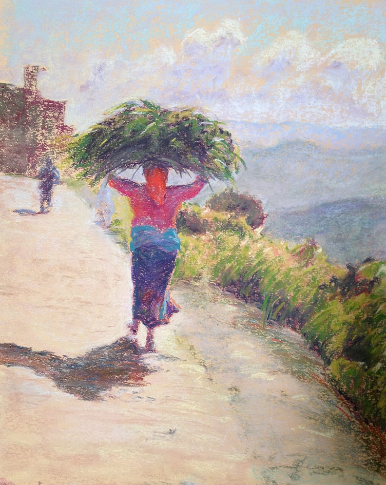 Nepali Mountainside by Elizabeth G Neer, Image 1.