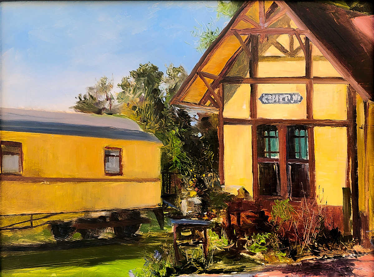 Kempton Station by Melissa Carroll  Image: Plein Air. Albany Award