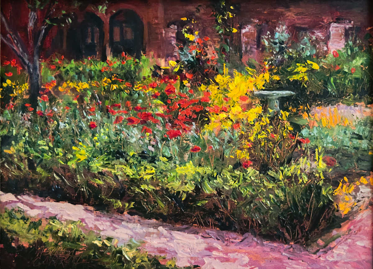 Kings Garden at Fort Ticonderoga by Melissa Carroll  Image: Plein Air