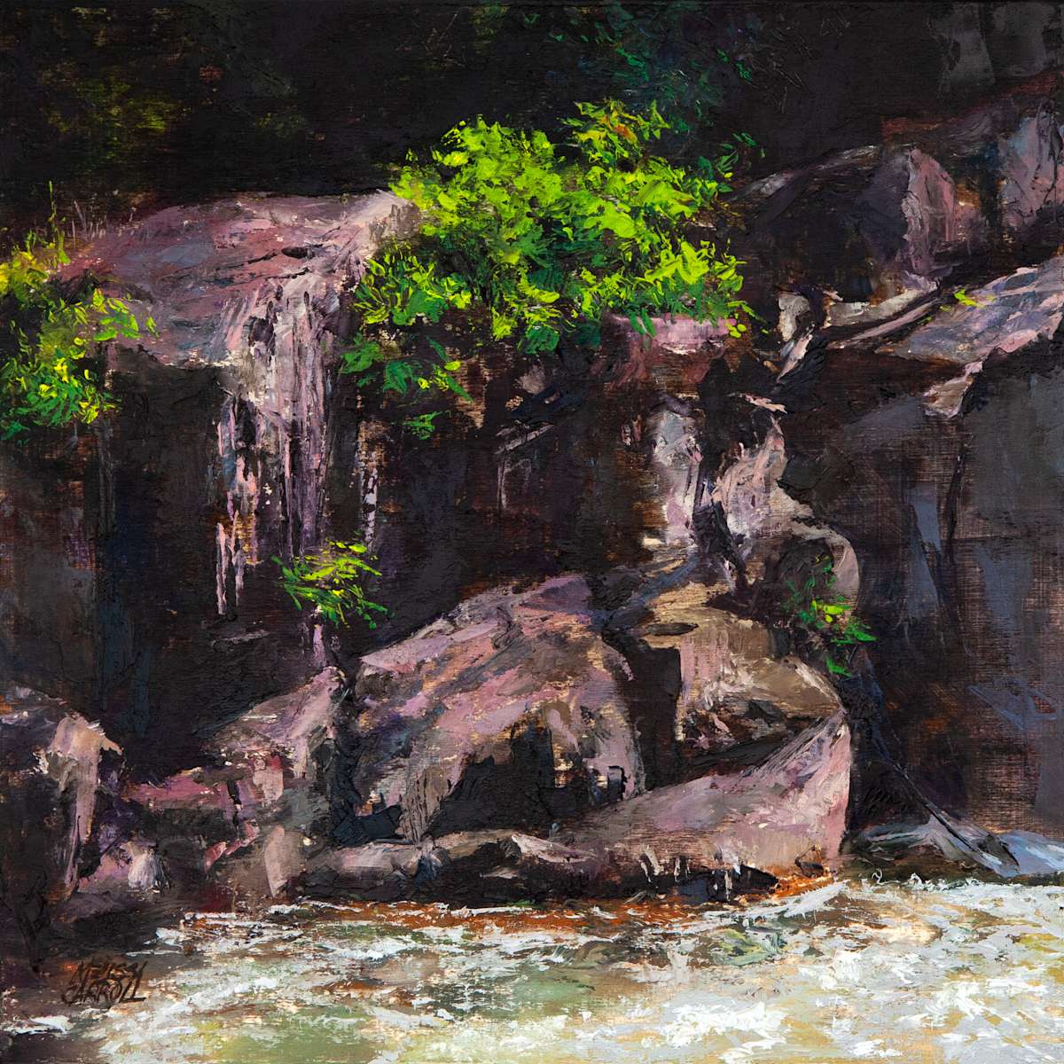 River Rocks by Melissa Carroll 