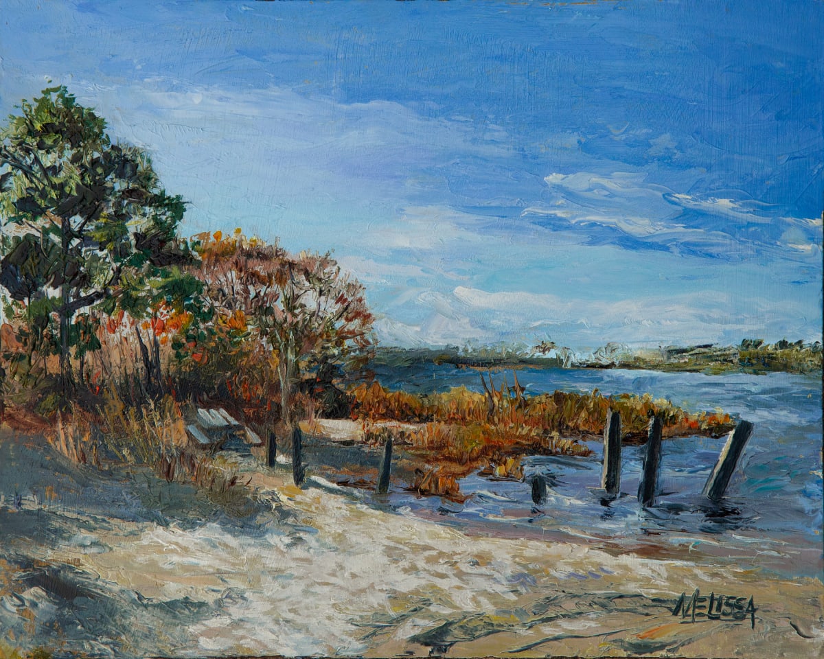 December Beach by Melissa Carroll 