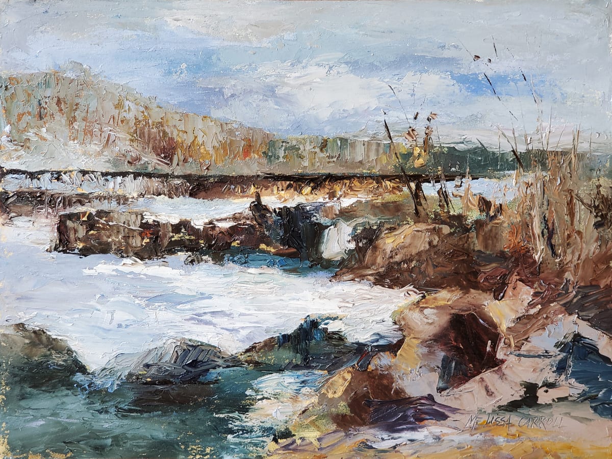 Falmouth River View by Melissa Carroll  Image: Plein Air