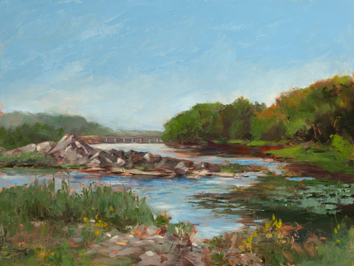 Up-river by Melissa Carroll 