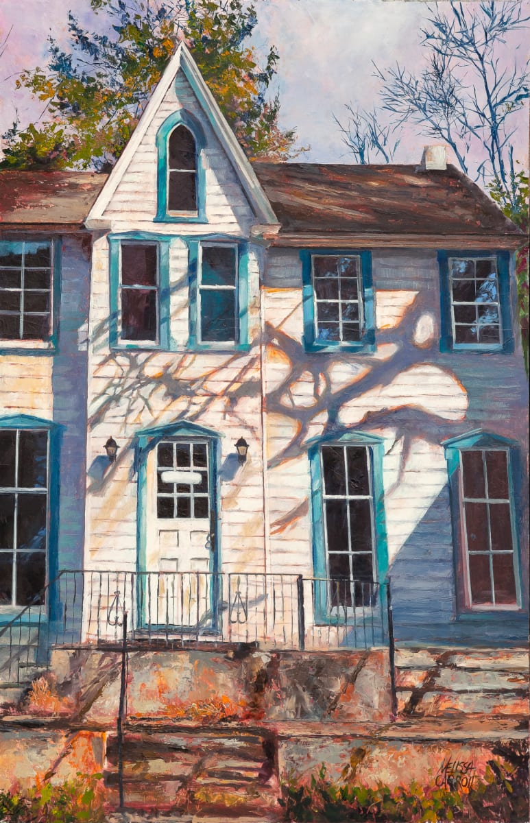Old Post Office of Yellow Springs by Melissa Carroll  Image: Studio Palette Knife and Brush