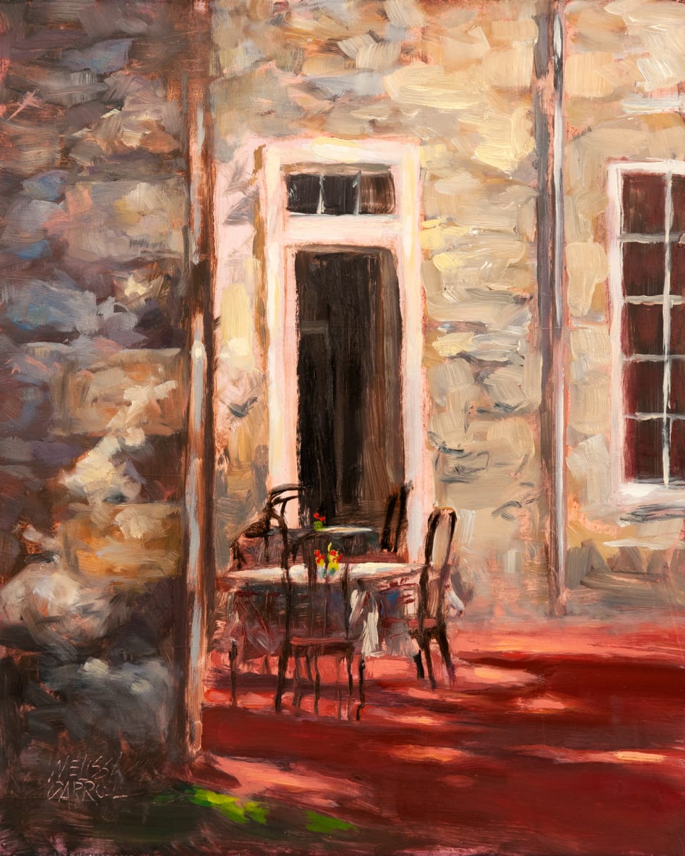 Intimate Lunch Corner by Melissa Carroll  Image: Plein Air 