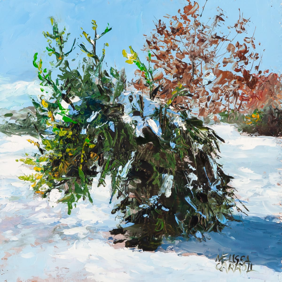 Animal Tree by Melissa Carroll  Image: Palette Knife Miniature