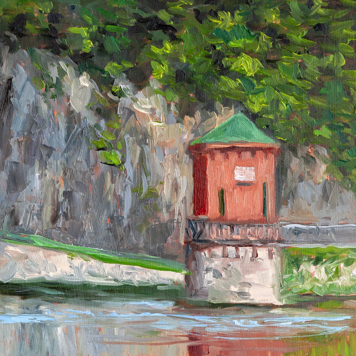 Antietam Lake View by Melissa Carroll  Image: Plein Air