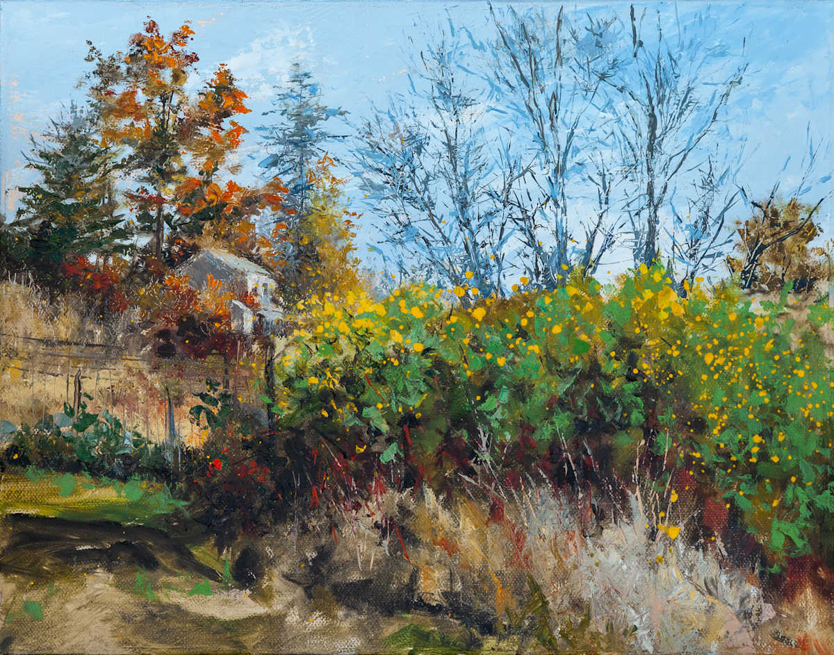 Druid Hill by Melissa Carroll  Image: Palette knife 