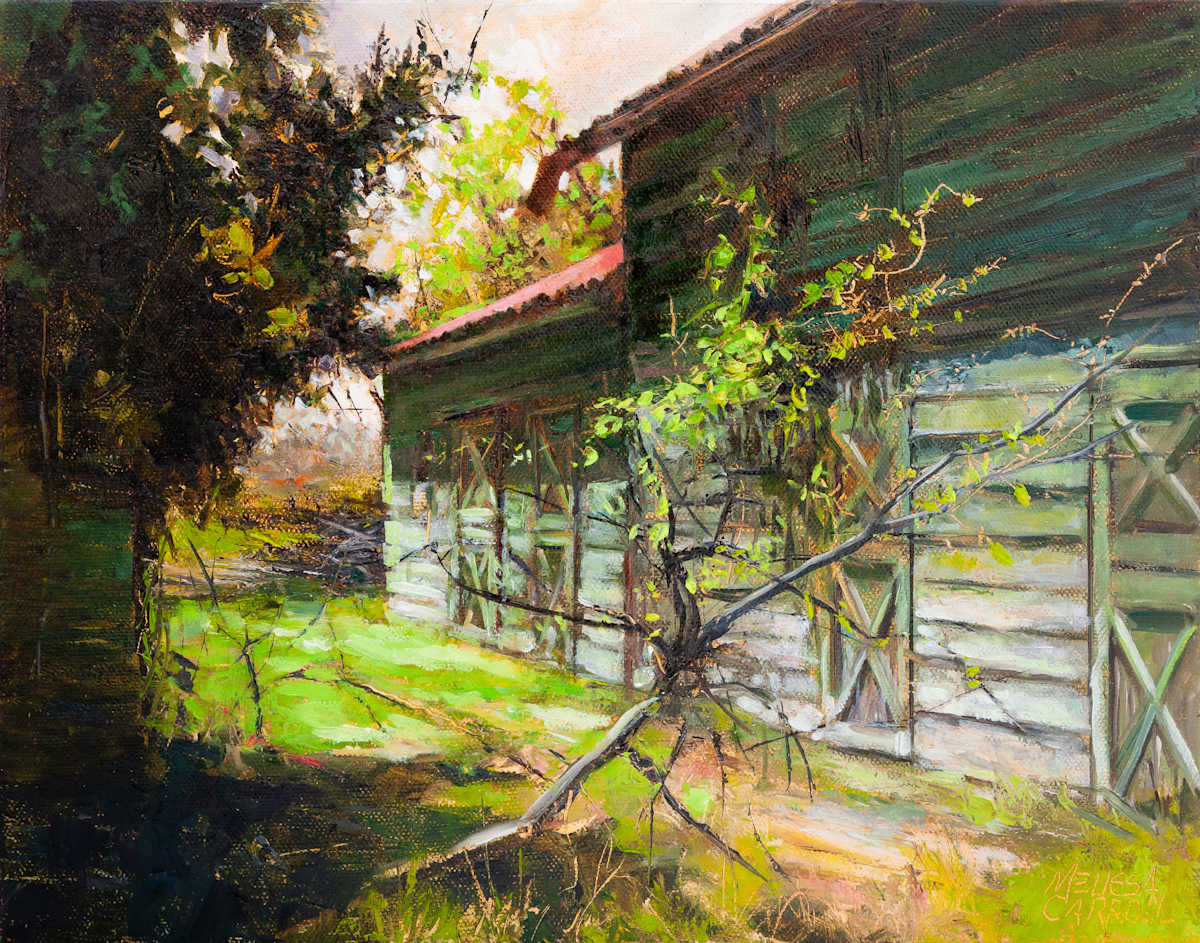 Green Barns by Melissa Carroll 