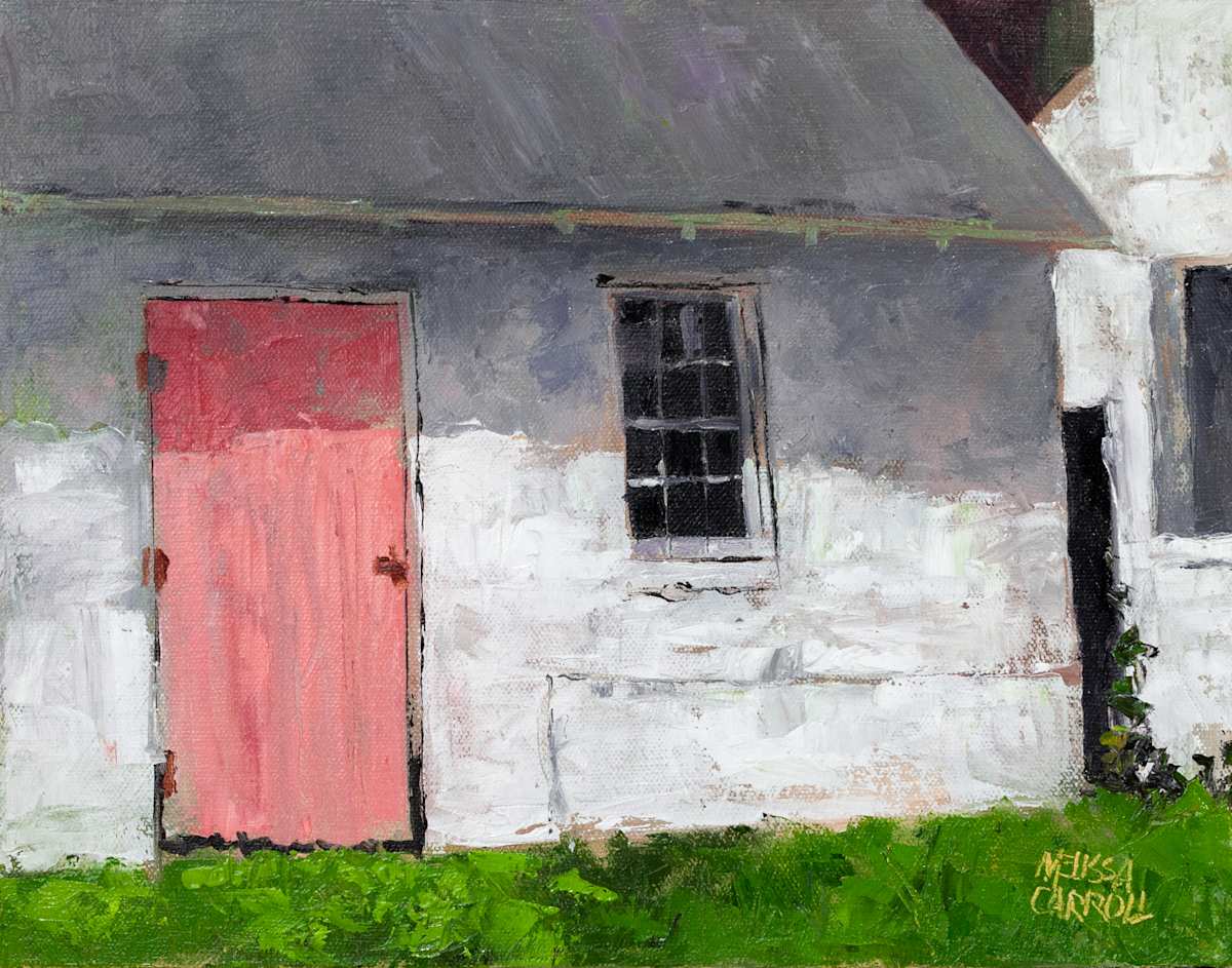 Pink Barn Door by Melissa Carroll 