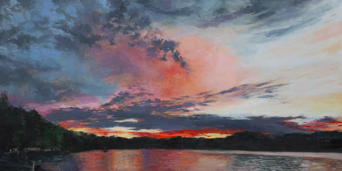 Glazed Sunset by Melissa Carroll 